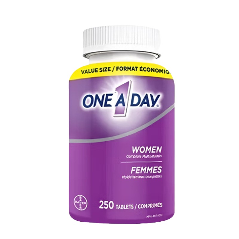 ne A Day女士复合维生素250粒矿物质B族女性补铁补钙